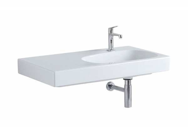 Geberit Citterio 900mm One Tap Hole Basin With Left Hand Shelf 500.549.01.1