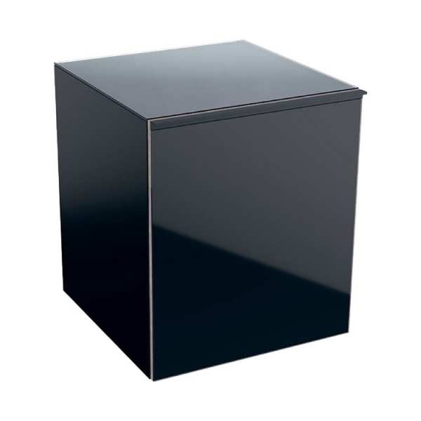 Geberit Acanto Black 450mm Wall Hung Cabinet 500.618.16.1