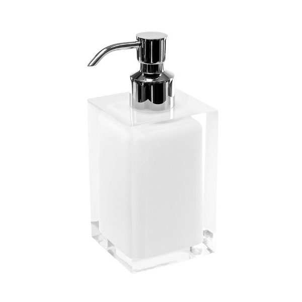 Gedy Rainbow Soap Dispenser Glossy White RA81 02
