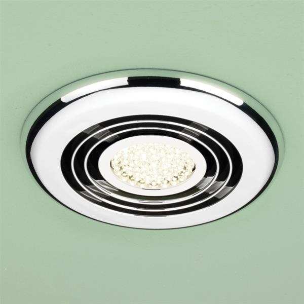 hib. Cyclone Wet Room Inline Fan Warm White LED 33700