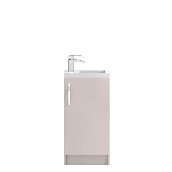 Hudson Reed Apollo Compact Cashmere Floor Standing 400mm Cabinet and Basin APL722C