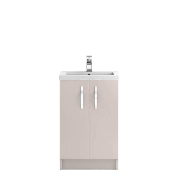 Hudson Reed Apollo Cashmere Floor Standing 500mm Cabinet and Basin APL724
