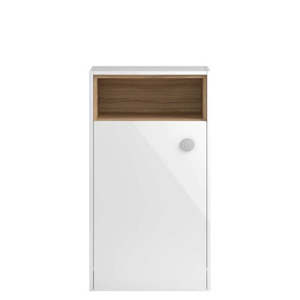 Hudson Reed Coast White Gloss 600mm Open Shelf WC Unit FMC956