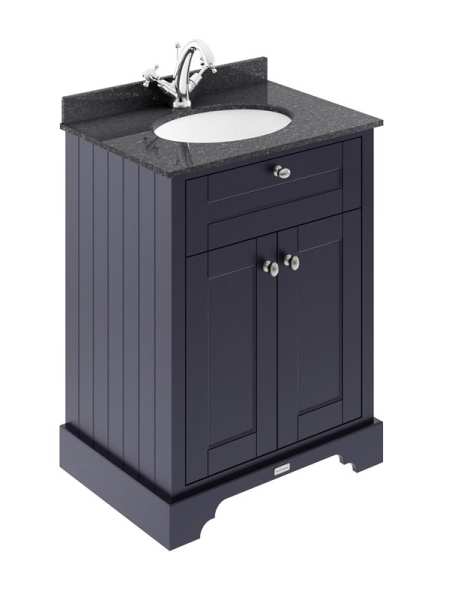 Hudson Reed Old London Twilight Blue 600mm Unit And Basin (1 Tap Hole) LOF321