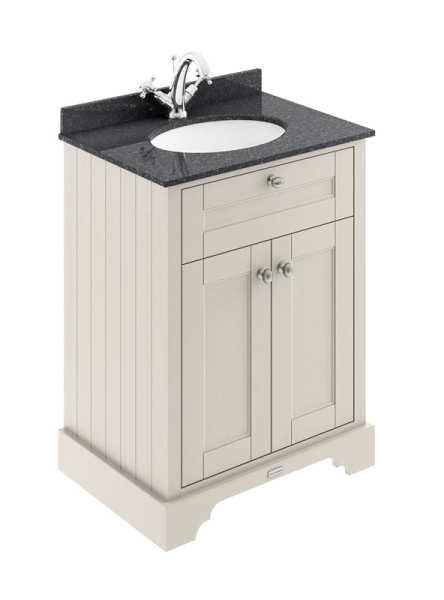 Hudson Reed Old London Timeless Sand 600mm Unit And Basin (1 Tap Hole) LOF421