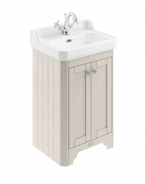 Hudson Reed Old London Timeless Sand 560mm Unit And Basin (1 Tap Hole) LOF473