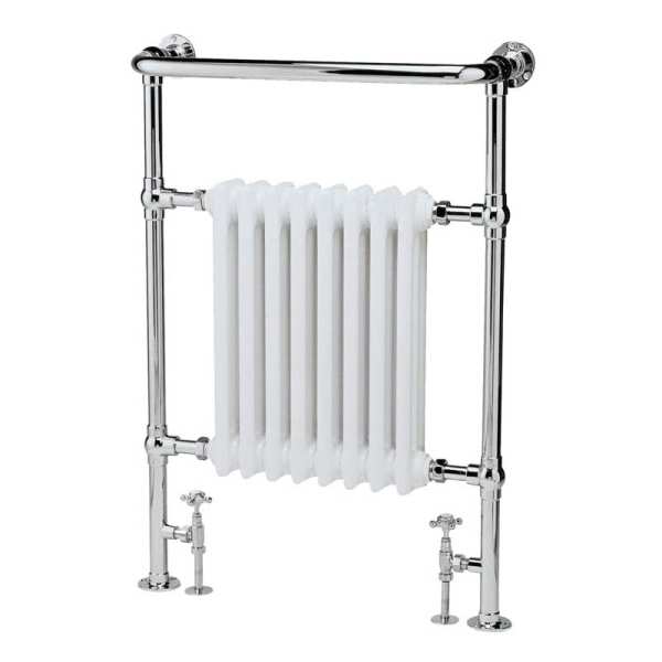 Hudson Reed 965 x 673mm Heated Towel Rails Harrow Traditional Radiator MTY022