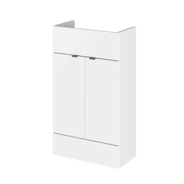 Hudson Reed Gloss White 500mm Slimline Vanity Unit OFF105