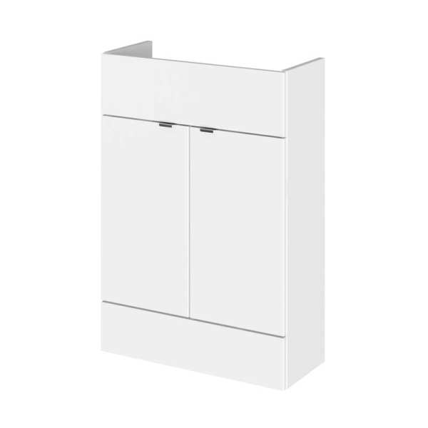 Hudson Reed Gloss White 600mm Slimline Vanity Unit OFF107