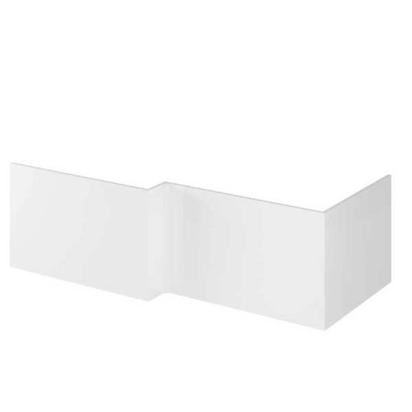 Hudson Reed 700mm Gloss White Shower Bath End Panel OFF179