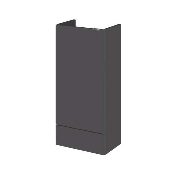 Hudson Reed Grey Gloss 400mm Slimline Base Unit OFF983