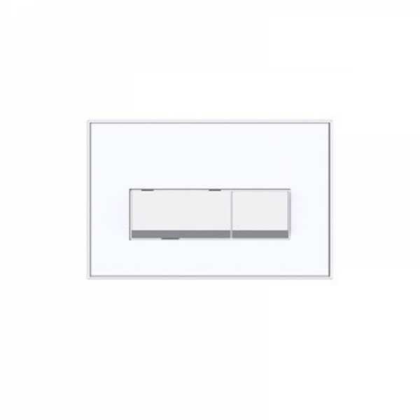 Kartell Keytec White Glass Flush Plate