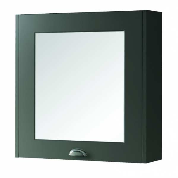 Kartell Astley 600mm Matt Grey Mirror Cabinet FUR524AS