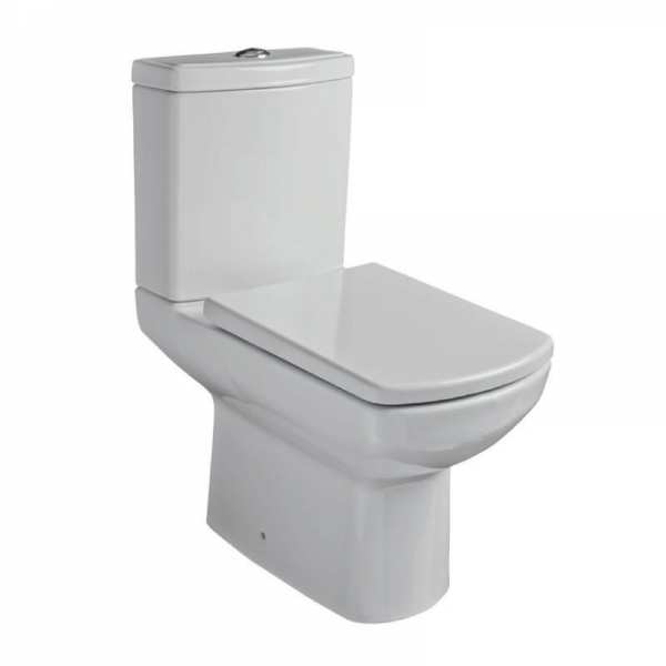 Kartell Evoque Close Coupled WC with soft Close Toilet Seat POT650EV POT651EV POT652EV