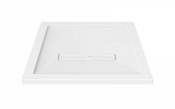 Kudos Connect2 Slip Resistant White 800 x 800 Square Shower Tray