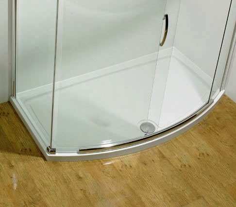 Kudos Concept 2 Bow Front Slip Resistant Shower Tray 1500 x 700mm DB150WSR
