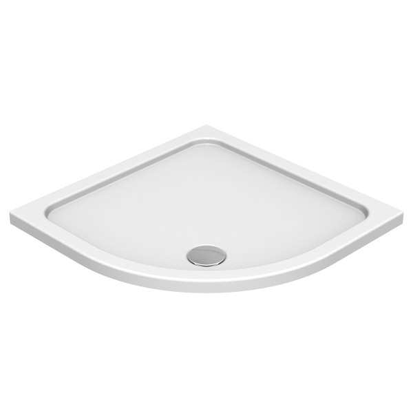 Kudos Kstone White 1000 x 1000 Quadrant Shower Tray