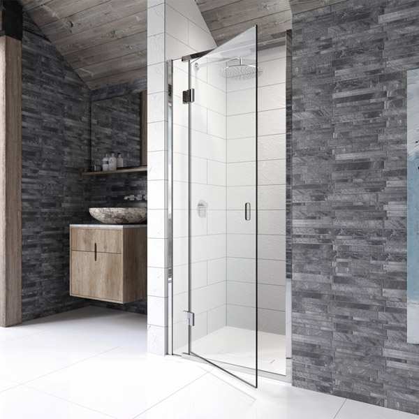 Kudos Pinnacle8 800 Shower Hinged Door with Inline Panel