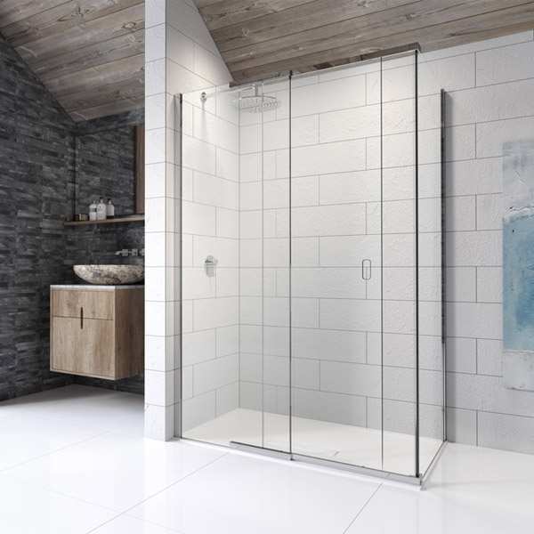 Kudos Pinnacle8 1800mm Corner Sliding Shower Enclosure