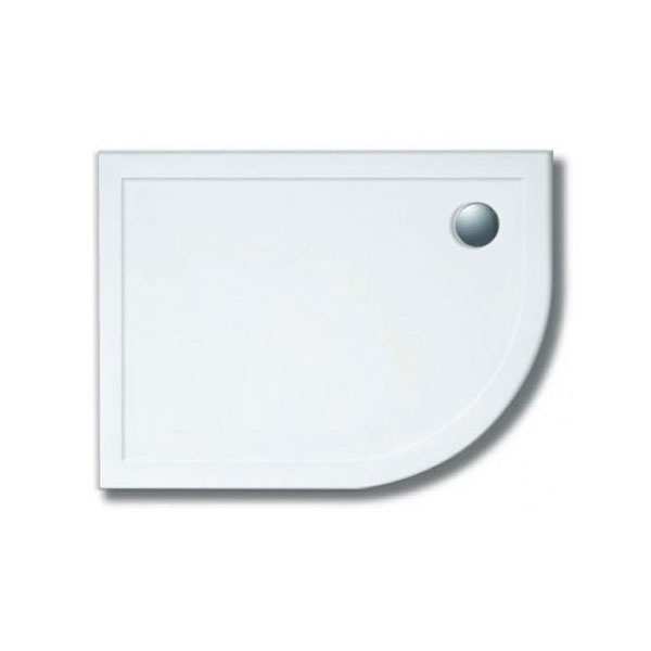 Lakes 1200 x 900 Stone Resin Offset Quadrant Shower Tray Low Profile RIGHT HAND