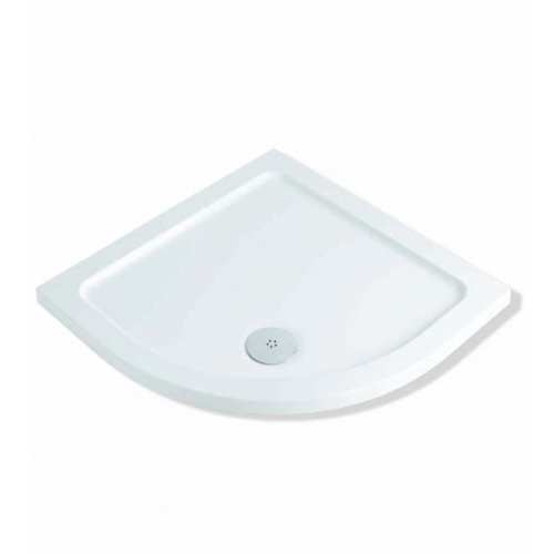 MX Elements Quadrant Flat Top Stone Shower Tray 1000 x 1000mm