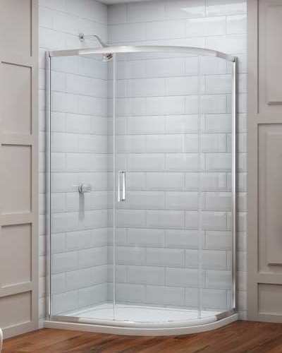 Merlyn 8 Series 1200 x 800 1 Door Offset Quadrant Shower Enclosure