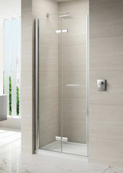 Merlyn 8 Series Frameless 900 Hinged Bifold Shower Door
