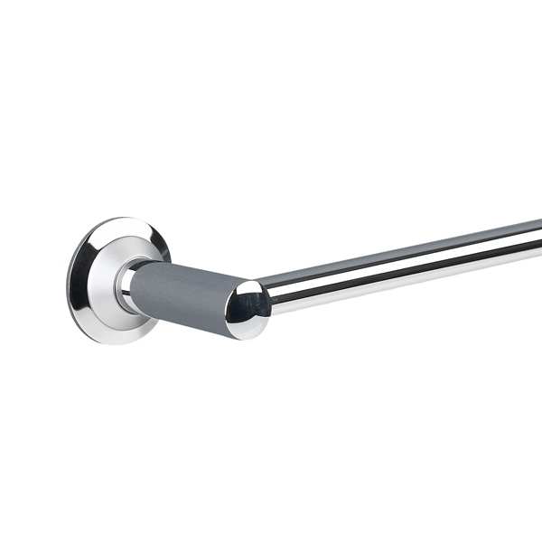 Miller Metro 450mm Towel Rail Chrome and Satin Chrome 6306C S