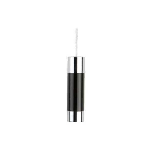 Miller Classic Chrome Black Round Light Pull 6995C