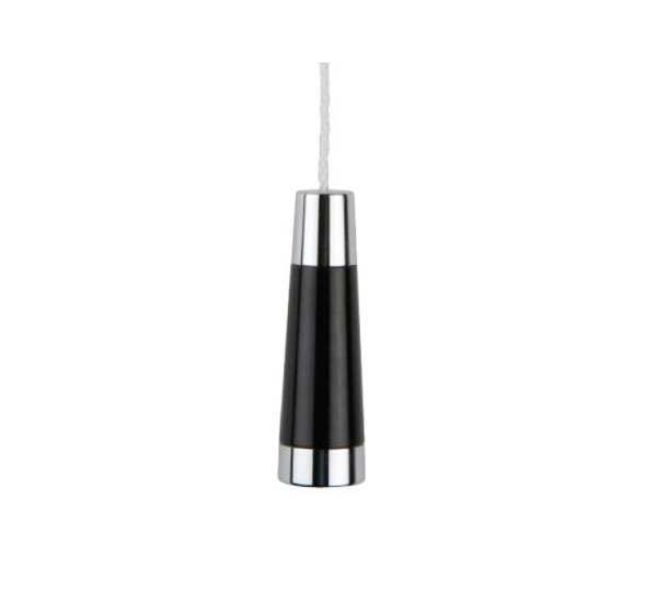 Miller Classic Chrome Black Conical Light Pull 6997C