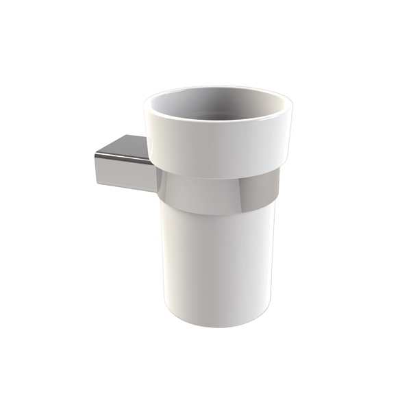 Miller Boston Tumbler And Holder Chrome 8103C