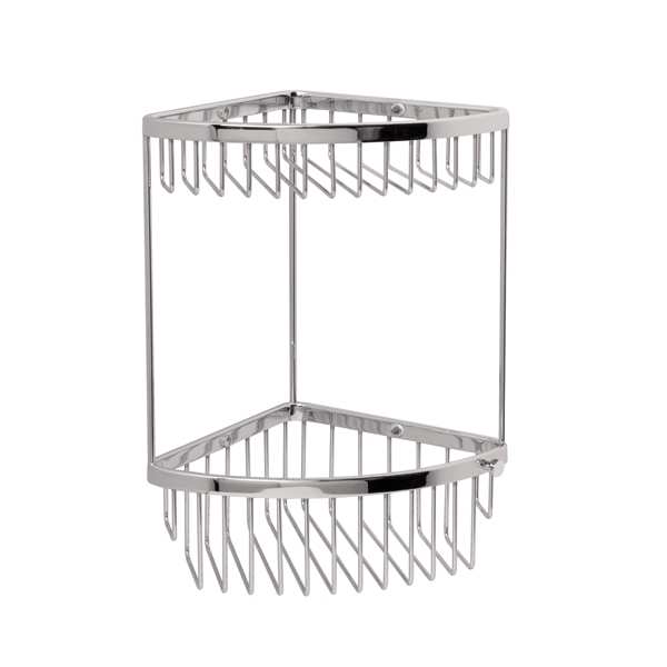 Miller Classic Corner Basket Two Tier Chrome 855C