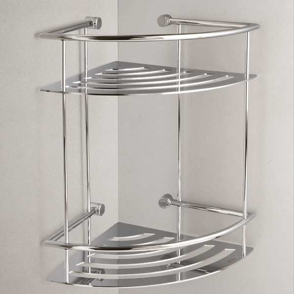 Miller Classic Corner 2 Tier Shower Shelf 863C