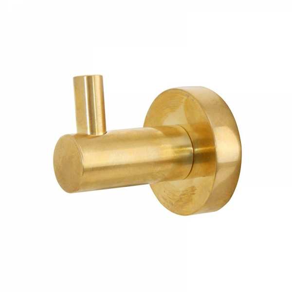 Miller Bond Single Hook Polished Brass 8722MP