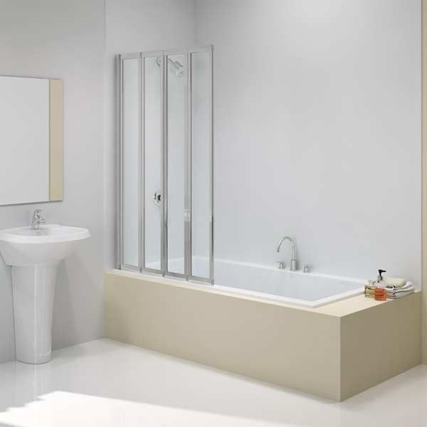 Merlyn Vivid Four Folding Bath Screen DIBS0020