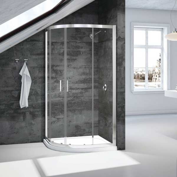 Merlyn Vivid Boost Loft 900 Sliding 2 Door Quadrant Shower Enclosure DIEQ1804