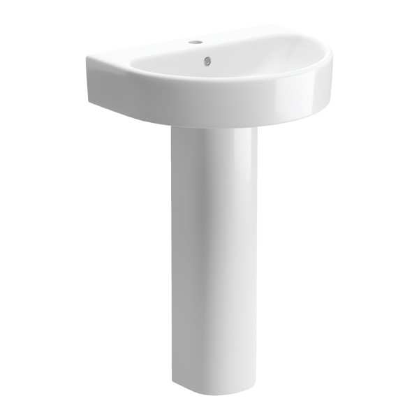 Moods Andolo Basin and Pedestal 555 x 430mm