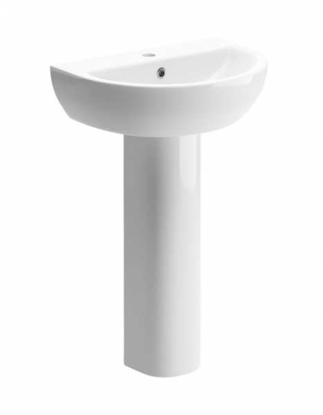 Moods Veneto Basin And Pedestal 550 x 400mm