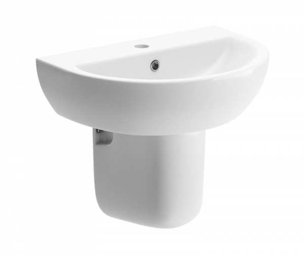 Moods Veneto Basin And Semi Pedestal 550 x 400mm