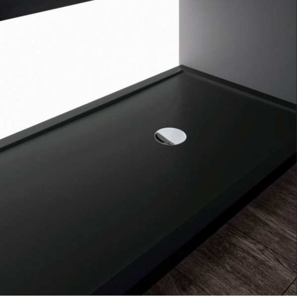 Novellini Olympic Plus 45mm Shower Tray Black Finish 1400mm x 1000mm