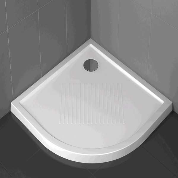 Novellini Olympic 115mm Quadrant Shower Tray White Finish 800mm x 800mm