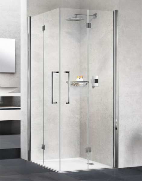 Novellini Young 2GS Corner Entry Bifold Shower Door 1000 Right Hand Y22GS97LD 1K