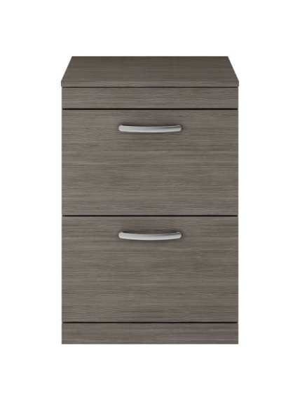 Nuie Athena Grey Avola Floor Standing 600mm Cabinet and Worktop ATH032W