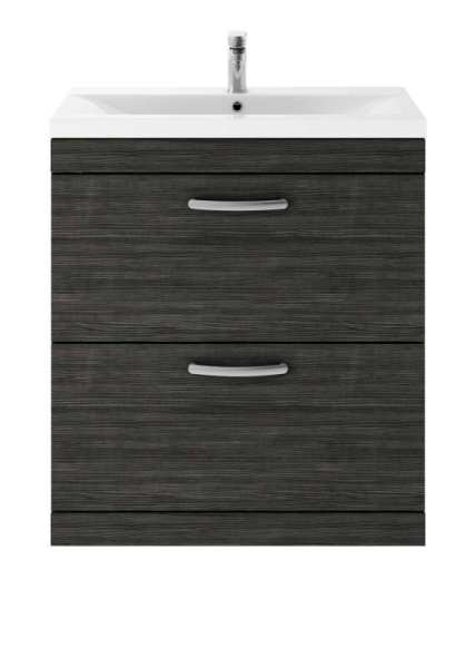 Nuie Athena Hacienda Black Floor Standing 800mm Cabinet and Basin 1 ATH054A