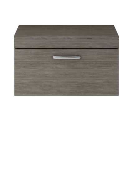 Nuie Athena Grey Avola Wall Hung 800mm Cabinet and Worktop ATH060W