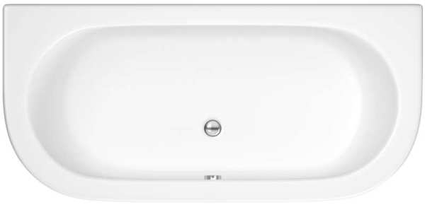 Nuie Shingle Double Ended Back To Wall Bath BSG003