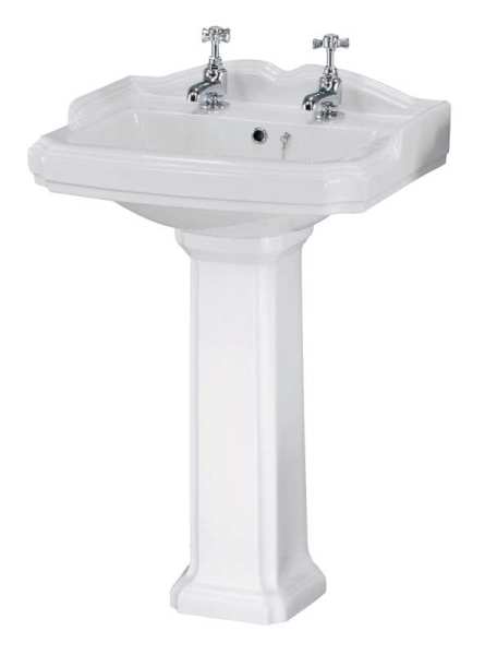 Nuie Legend 580mm Basin and Pedestal CLG004