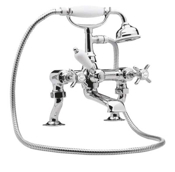 Nuie Beaumont Luxury 3/4 Cranked Bath Shower Mixer Tap I303X
