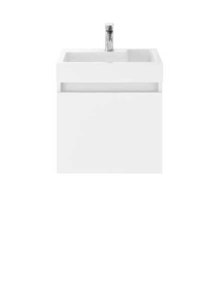 Nuie Merit Wall Hung 500mm Cabinet and Basin MER001
