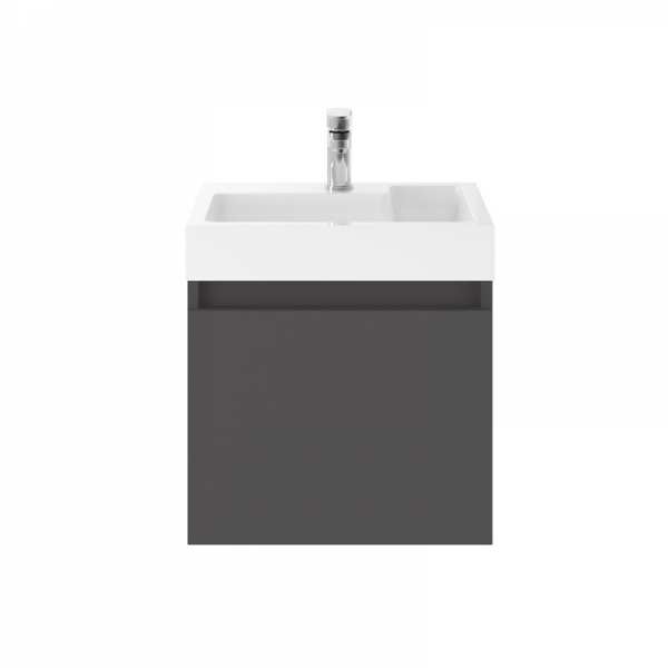 Nuie Merit Wall Hung 500mm Cabinet and Basin MER008